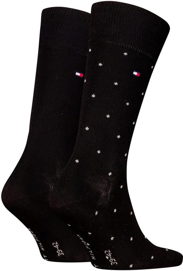 Tommy Hilfiger Sokken TH MEN SOCK 2P DOT met klassieke merkdruk (2 paar 2 paar)