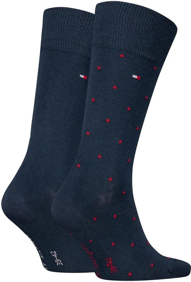 Tommy Hilfiger Sokken TH MEN SOCK 2P DOT met klassieke merkdruk (2 paar 2 paar) - Foto 2