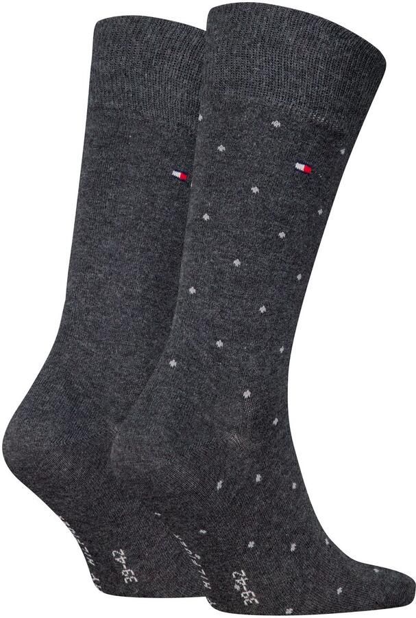 Tommy Hilfiger Sokken TH MEN SOCK 2P DOT met klassieke merkdruk (2 paar 2 paar) - Foto 2