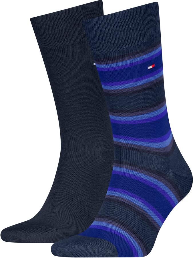 Tommy Hilfiger Sokken TH MEN SOCK 2P GRADIENT STRIPE (Set van 2) - Foto 2