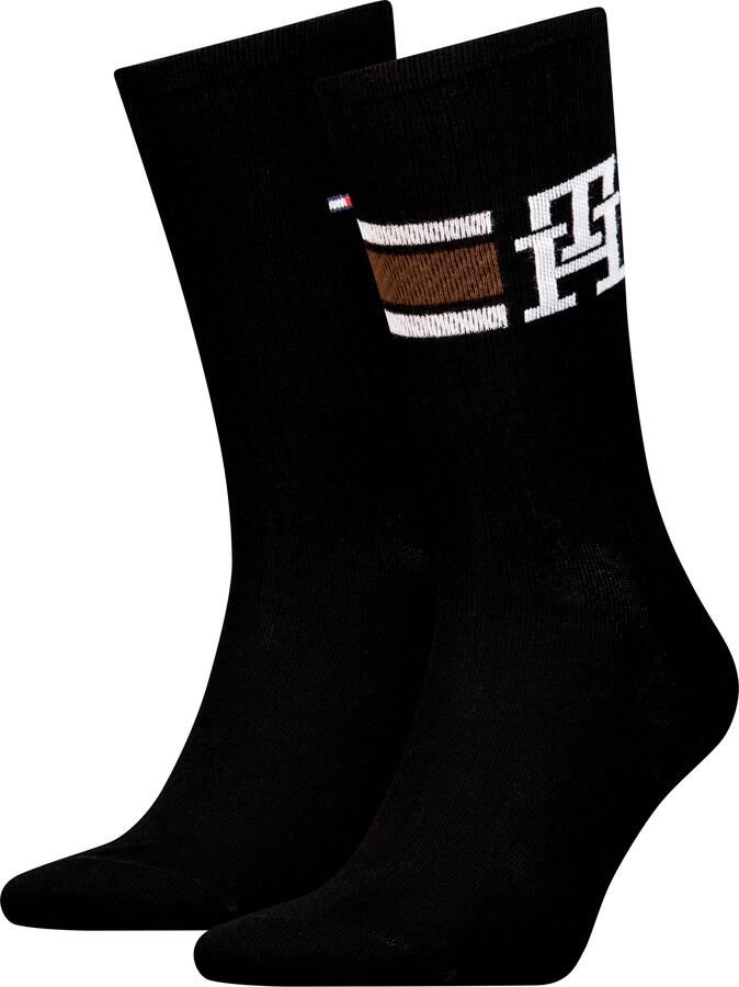 Tommy Hilfiger Sokken TH MEN SOCK 2P MONOGRAM SPORT (Set van 2) - Foto 2