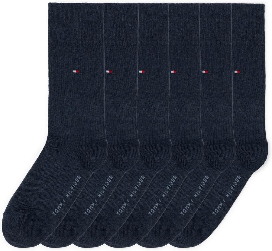 Tommy Hilfiger Sokken TH MEN SOCK 6P ECOM Gekamd katoen ademend drukvrije tailleband (set 6 paar 6 paar) - Foto 3