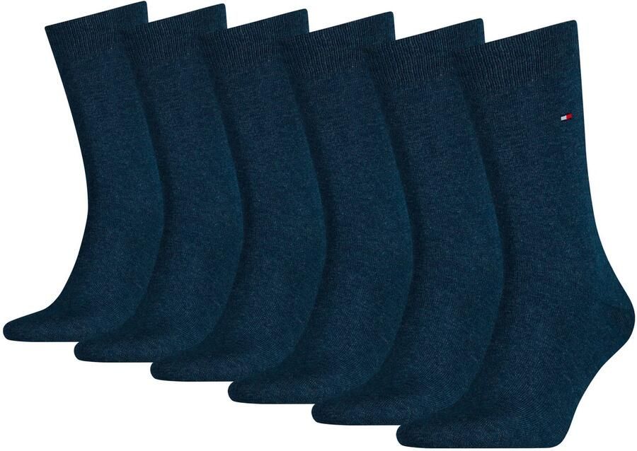 Tommy Hilfiger Sokken TH MEN SOCK 6P ECOM Gekamd katoen ademend drukvrije tailleband (set 6 paar 6 paar) - Foto 5