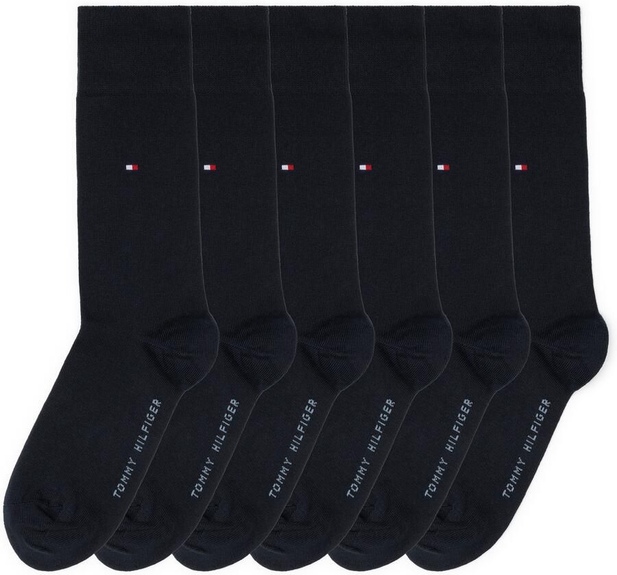Tommy Hilfiger Sokken TH MEN SOCK 6P ECOM Gekamd katoen ademend drukvrije tailleband (set 6 paar 6 paar) - Foto 5