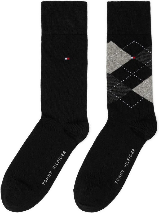 Tommy Hilfiger Sokken TH MEN SOCK CHECK 2P met klassiek argyle-ontwerp (2 paar) - Foto 3
