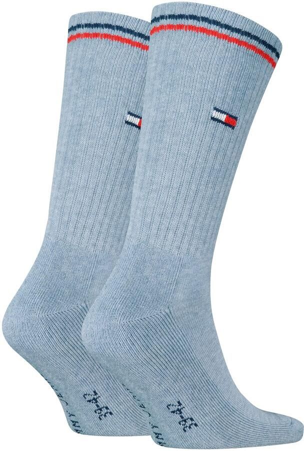 Tommy Hilfiger Sokken TH UNI TJ SOCK 2P ICONIC Versterkte hiel en teen voor extra duurzaamheid (2 paar)