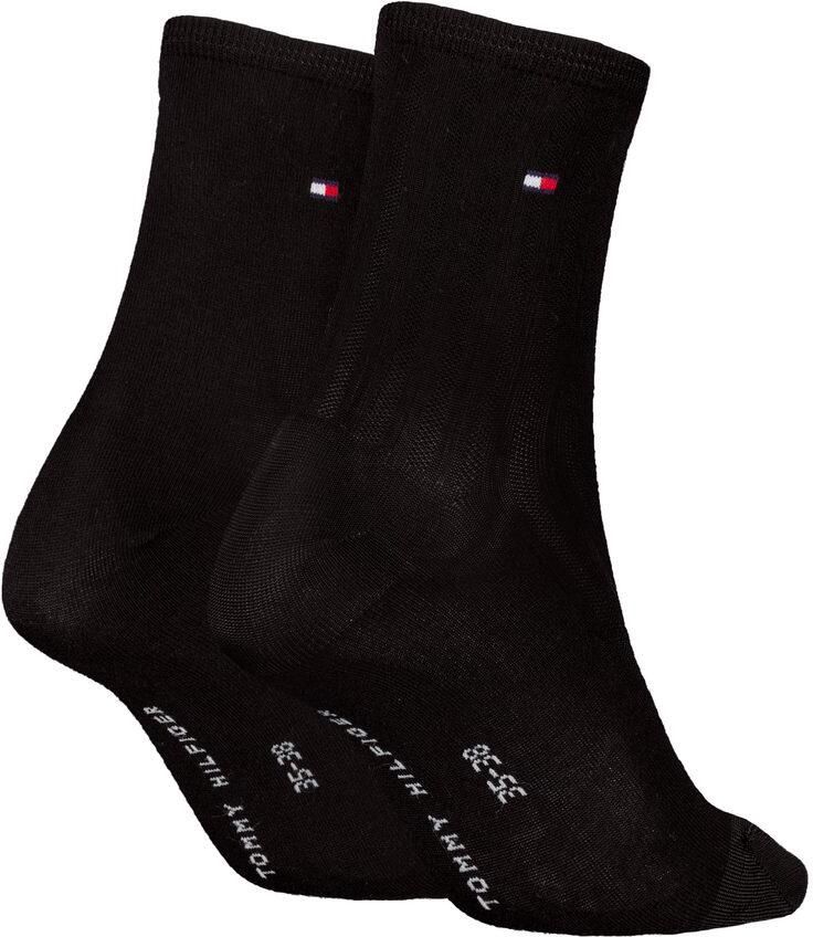 Tommy Hilfiger Sokken met elastische boordjes in een set van 2 paar