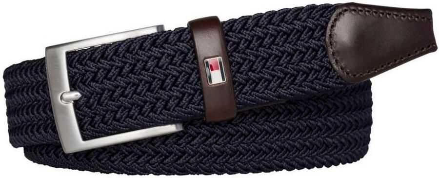 Tommy Hilfiger Stoffen riem New Adan Belt 3 5 cm NEW ADAN RIEM van gevlochten stretch-gurtbandweefsel - Foto 3