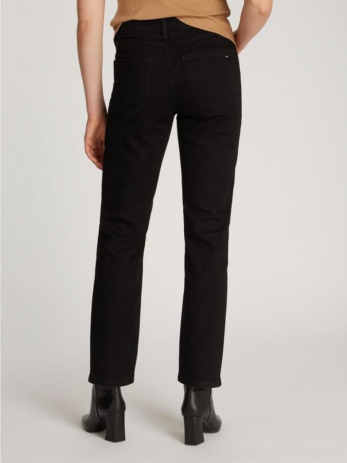 Tommy Hilfiger Straight jeans CLASSIC STRAIGHT RW met logo-badge in enkel-lengte - Foto 2