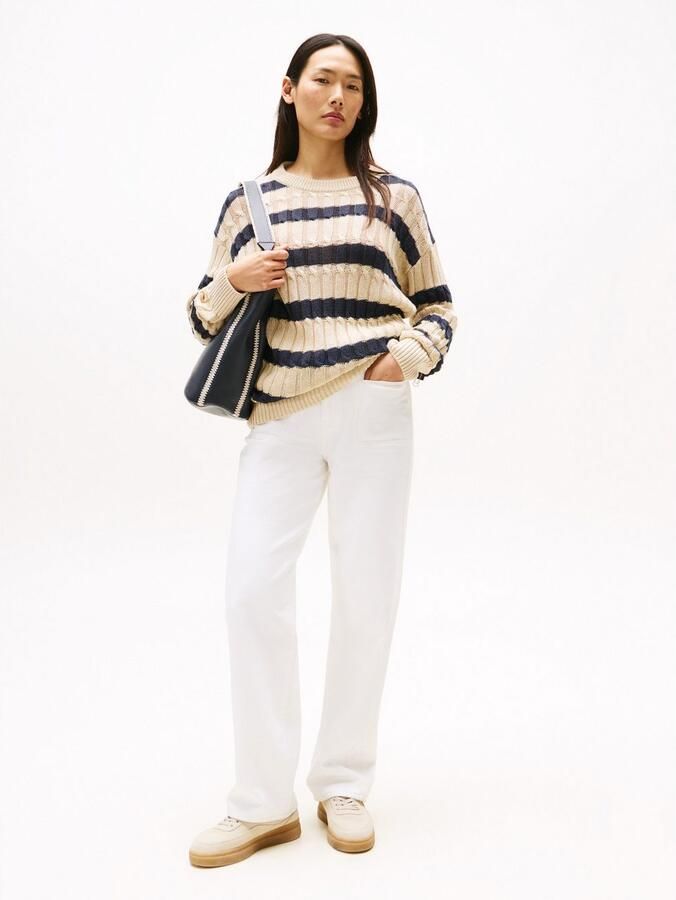 Tommy Hilfiger Straight jeans DNM WHITE RELAXED STRAIGHT HW - Foto 2