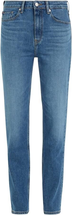 Tommy Hilfiger Straight jeans in blauwe wassing - Foto 5