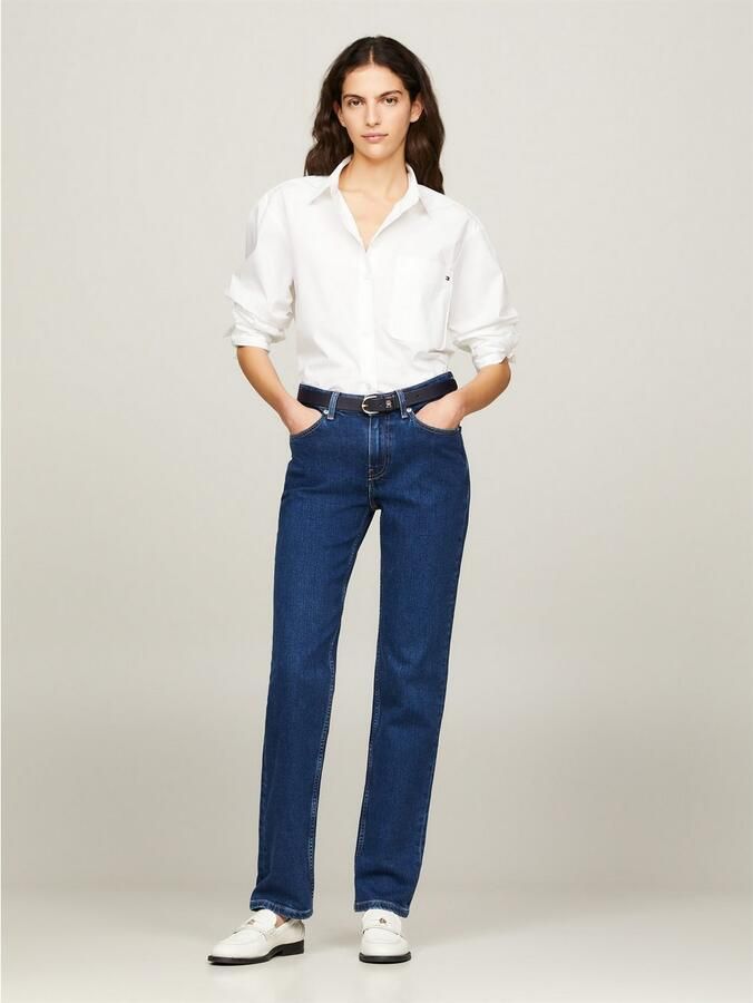 Tommy Hilfiger Klassieke Straight Jeans voor Vrouwen Blue Dames - Foto 6