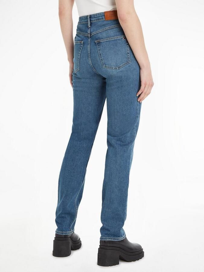 Tommy Hilfiger Straight jeans in blauwe wassing - Foto 3
