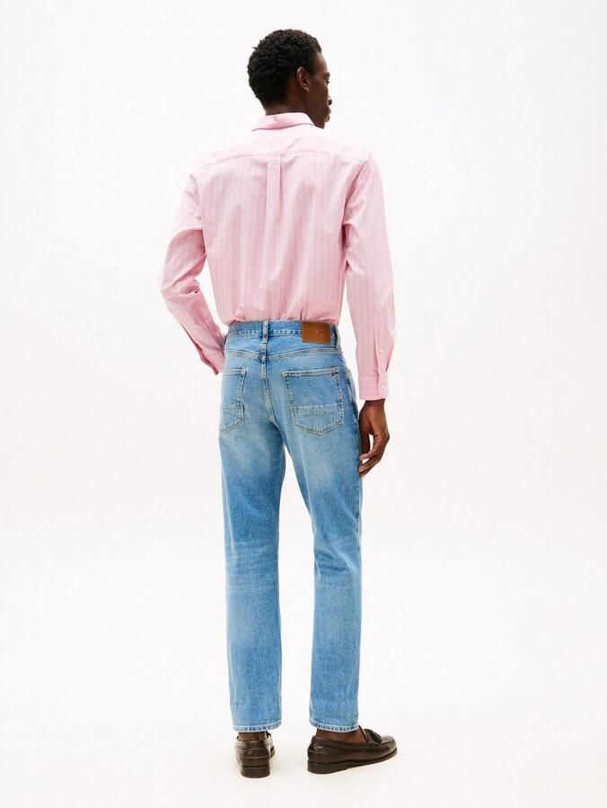 Tommy Hilfiger Straight jeans in blauwe wassing - Foto 6
