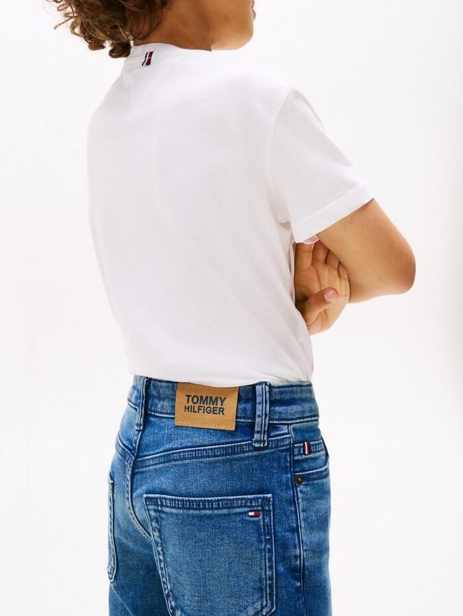 Tommy Hilfiger Straight jeans Modern straight voor kinderen tot 16 jaar in lichte wassing