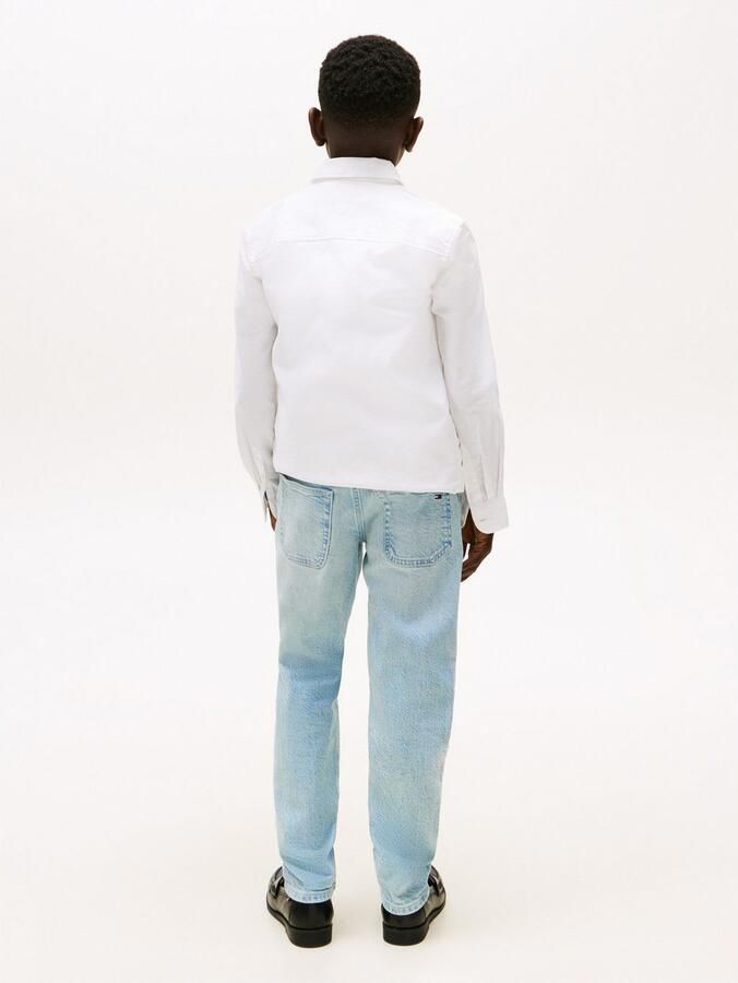 Tommy Hilfiger Straight jeans Modern straight voor kinderen tot 16 jaar in lichte wassing - Foto 3