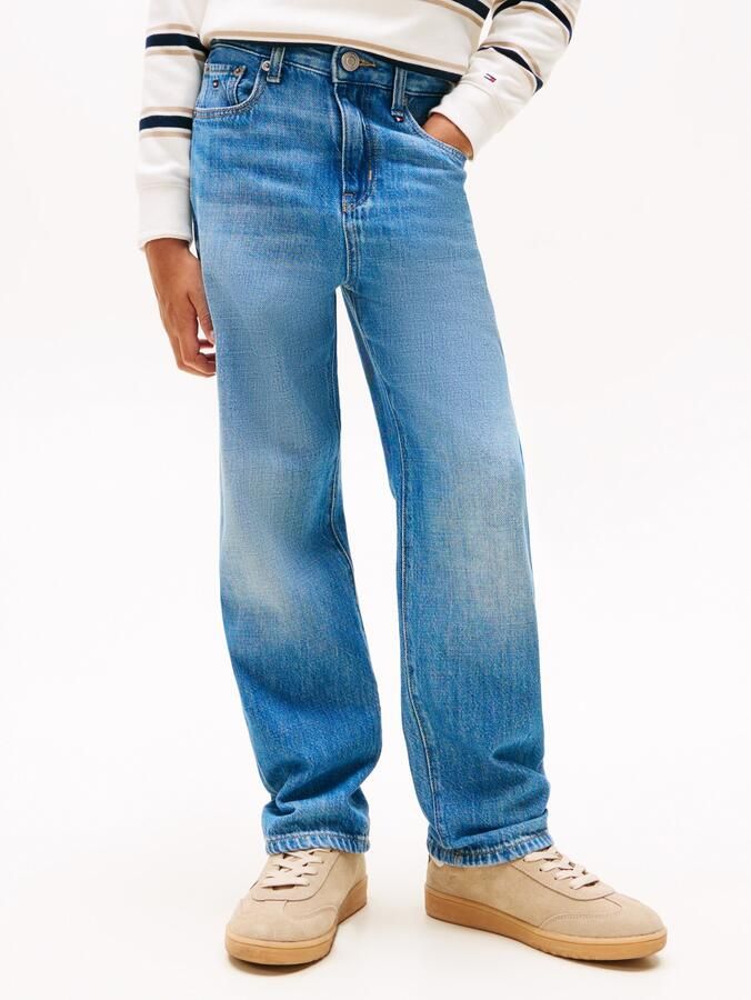 Tommy Hilfiger Teens Relaxed fit baggy jeans van puur katoen - Foto 7