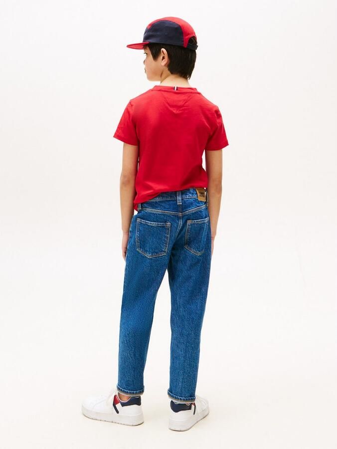 Tommy Hilfiger Stretch jeans ARCHIVE DARK BLUE DENIM voor kinderen tot 16 jaar stone washed - Foto 3