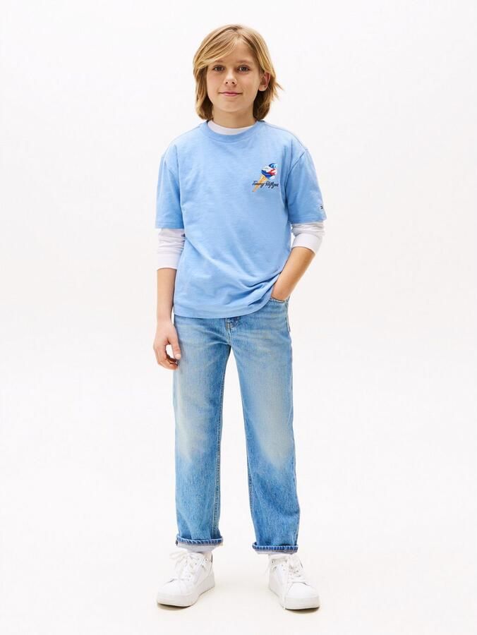 Tommy Hilfiger Stretch jeans SKATER LIGHT WASH DENIM voor kinderen tot 16 jaar skater-vorm - Foto 3