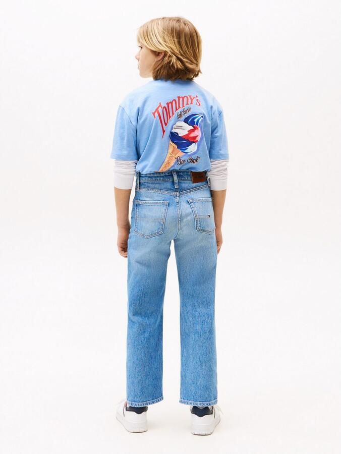 Tommy Hilfiger Stretch jeans SKATER LIGHT WASH DENIM voor kinderen tot 16 jaar skater-vorm - Foto 4