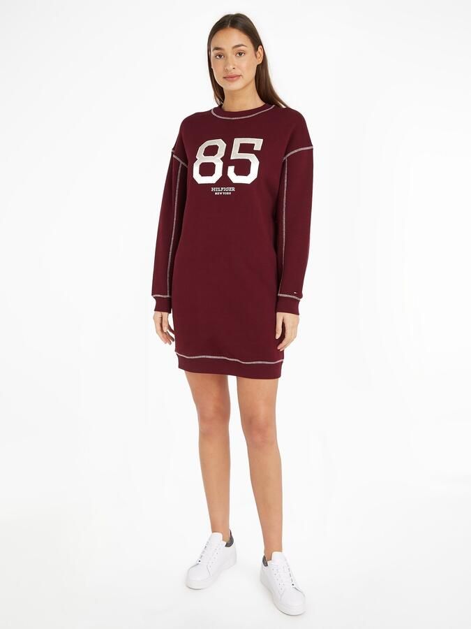 Tommy Hilfiger Sweatjurk VARSITY 85 SWTSHIRT DRESS LS - Foto 5