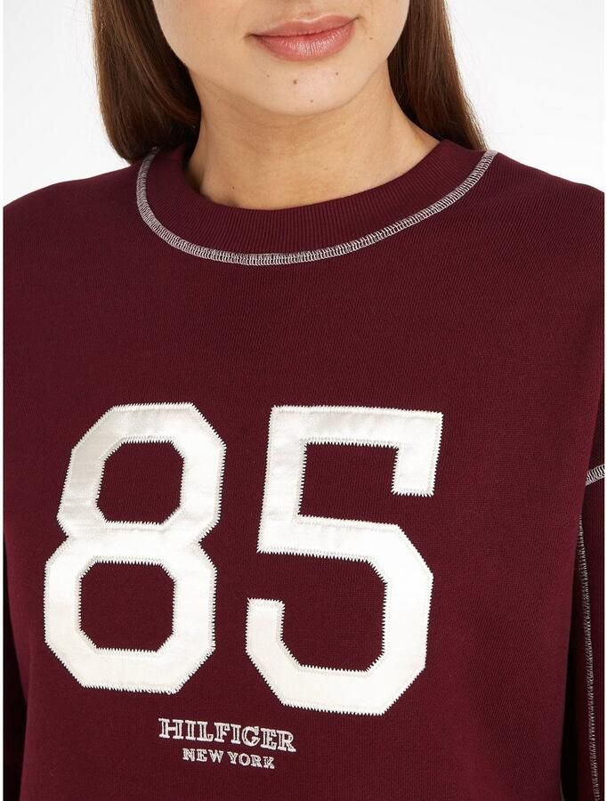 Tommy Hilfiger Sweatjurk VARSITY 85 SWTSHIRT DRESS LS