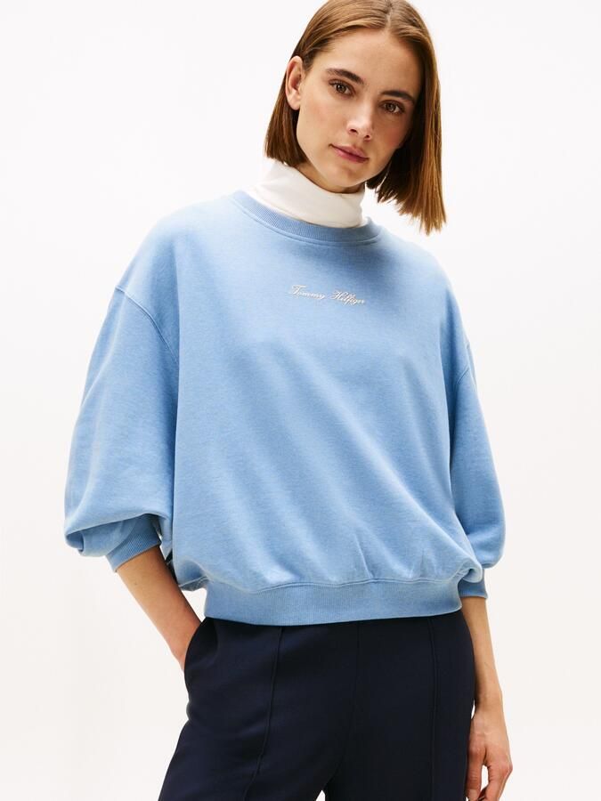 Tommy Hilfiger Sweatshirt CLASSIC SCRIPT TERRY SWEATSHIRT - Foto 5
