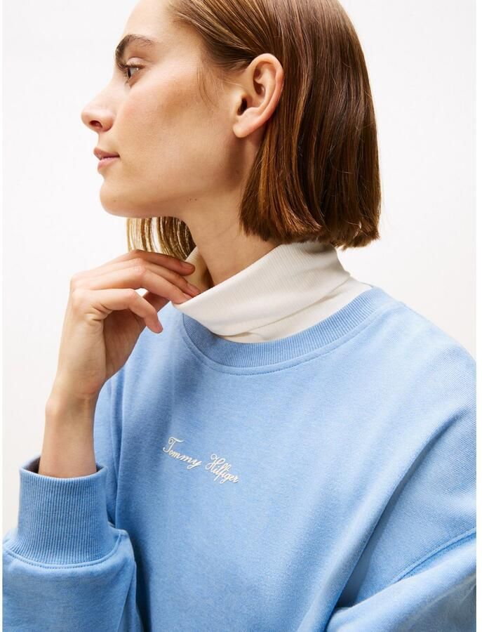 Tommy Hilfiger Sweatshirt CLASSIC SCRIPT TERRY SWEATSHIRT