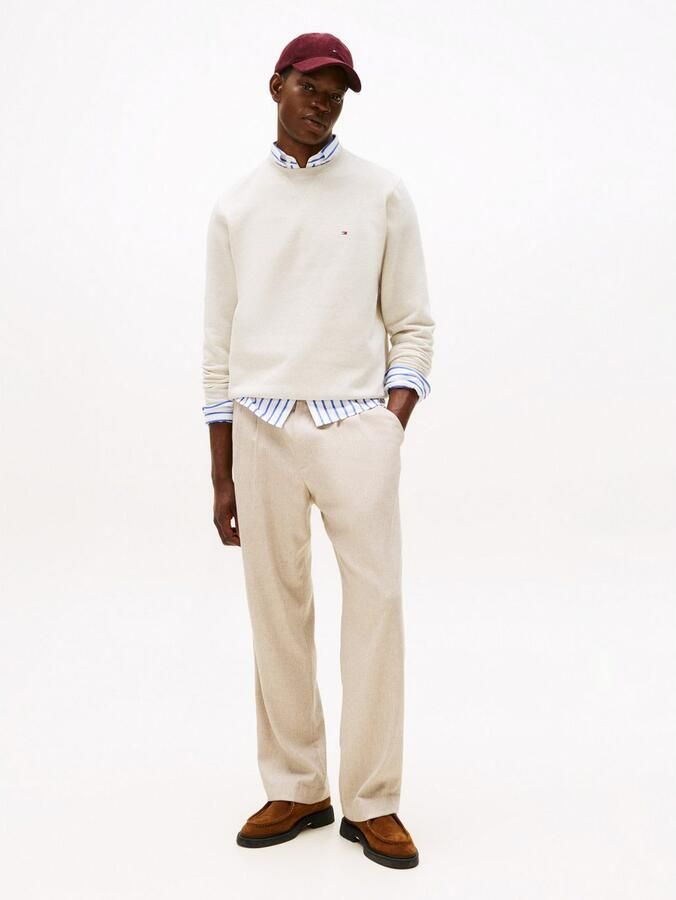 Tommy Hilfiger Sweatshirt ESS SEASONAL FLEECE CREWNECK met ronde hals en borduursel - Foto 9
