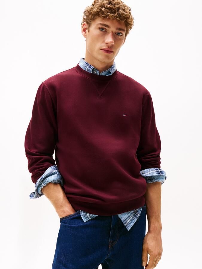 Tommy Hilfiger Sweatshirt ESS SEASONAL FLEECE CREWNECK met ronde hals en borduursel - Foto 5