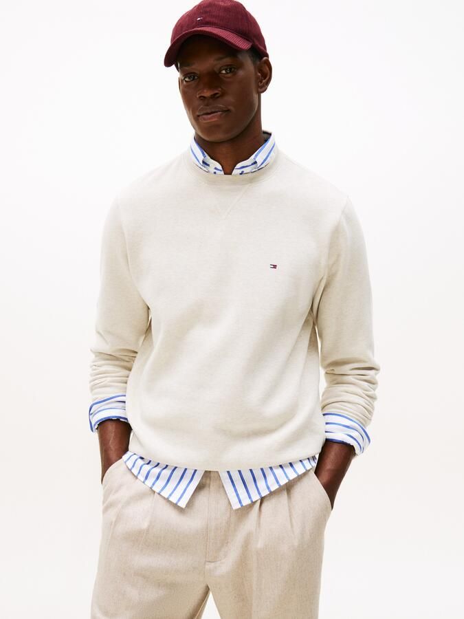 Tommy Hilfiger Sweatshirt ESS SEASONAL FLEECE CREWNECK met ronde hals en borduursel - Foto 12