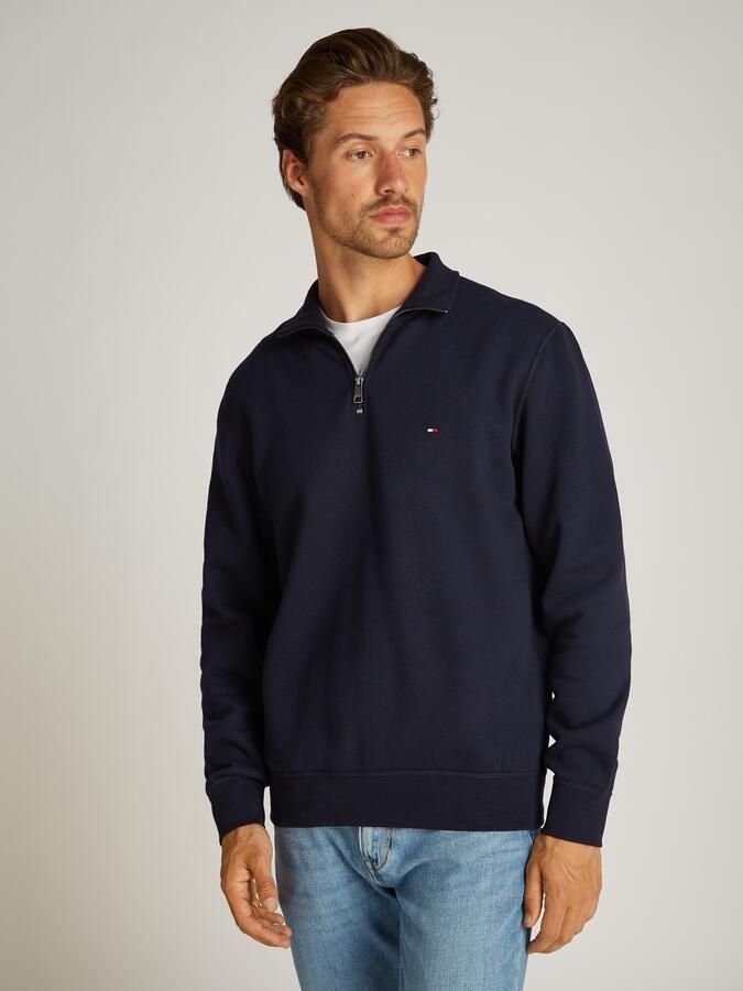 TOMMY HILFIGER Heren Truien & Vesten Essential Fleece 1 4 Zip Donkerblauw - Foto 11