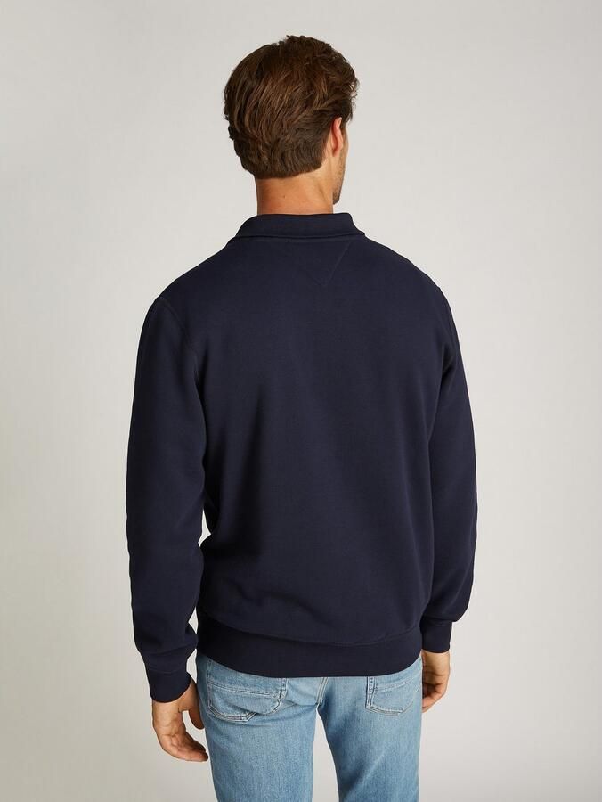 TOMMY HILFIGER Heren Truien & Vesten Essential Fleece 1 4 Zip Donkerblauw - Foto 4