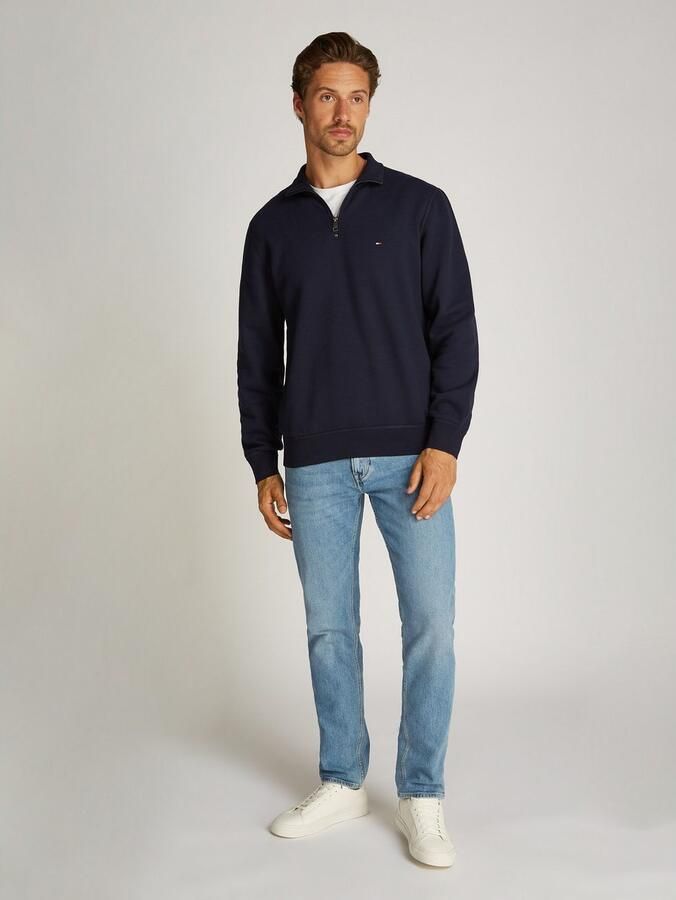 TOMMY HILFIGER Heren Truien & Vesten Essential Fleece 1 4 Zip Donkerblauw - Foto 6