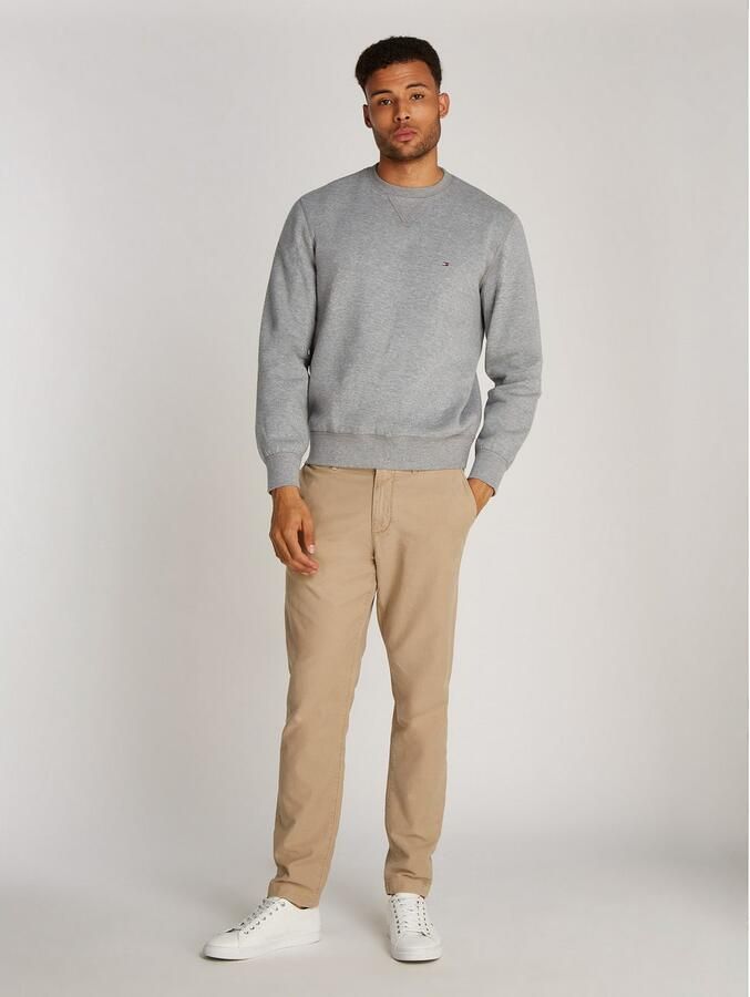 Tommy Hilfiger Sweatshirt ESSENTIAL FLEECE CREWNECK met logoborduursel - Foto 3