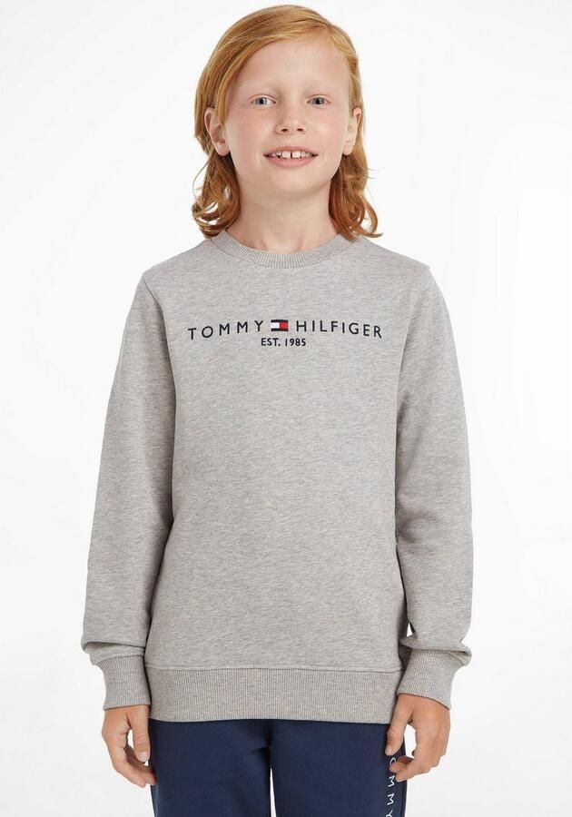 Tommy Hilfiger Sweatshirt ESSENTIAL SWEATSHIRT Kinderen Kids Junior MiniMe voor en - Foto 5