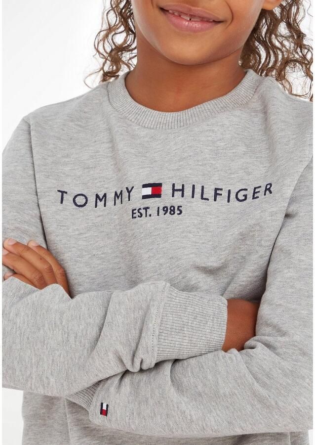 Tommy Hilfiger Sweatshirt ESSENTIAL SWEATSHIRT Kinderen Kids Junior MiniMe voor en - Foto 4