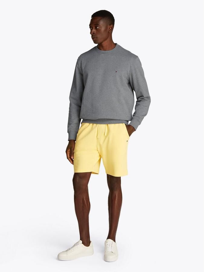 Tommy Hilfiger Grijze Trui Geribbelde Kraag Manchetten Zoom Gray Heren - Foto 2