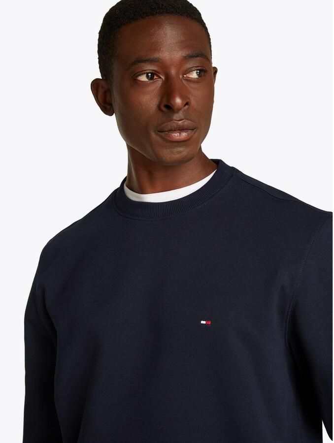 Tommy Hilfiger Blauwe Crew Neck Sweatshirt met Geborduurd Logo Blue Heren - Foto 4