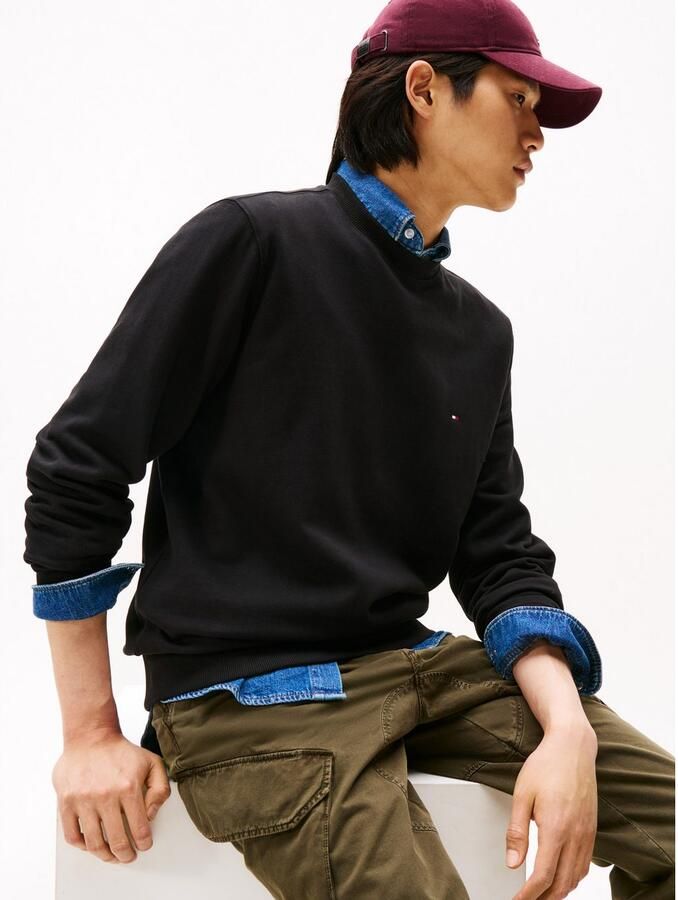 Tommy Hilfiger Essential Flag Embroidery Crew Neck Sweater Heren - Foto 6