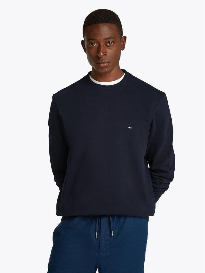 Tommy Hilfiger Blauwe Crew Neck Sweatshirt met Geborduurd Logo Blue Heren - Foto 9