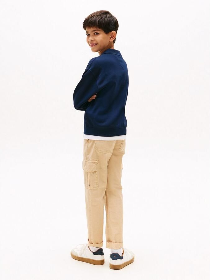 Tommy Hilfiger Sweatshirt HILFIGER GRAPHIC SWEATSHIRT voor kinderen tot 16 jaar met polokraag - Foto 5