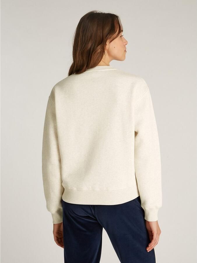 TOMMY HILFIGER Dames Truien & Vesten Mdrn Reg Corp Logo C-nk Swtshrt Beige - Foto 4