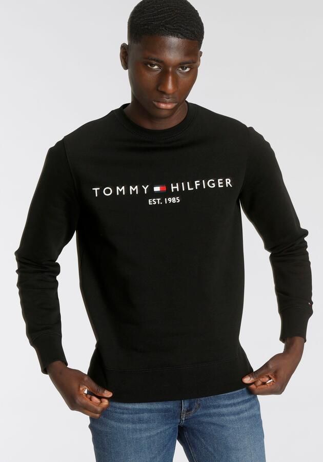 Tommy Hilfiger Sweatshirt TOMMY LOGO SWEATSHIRT met ronde hals en borduursel - Foto 8