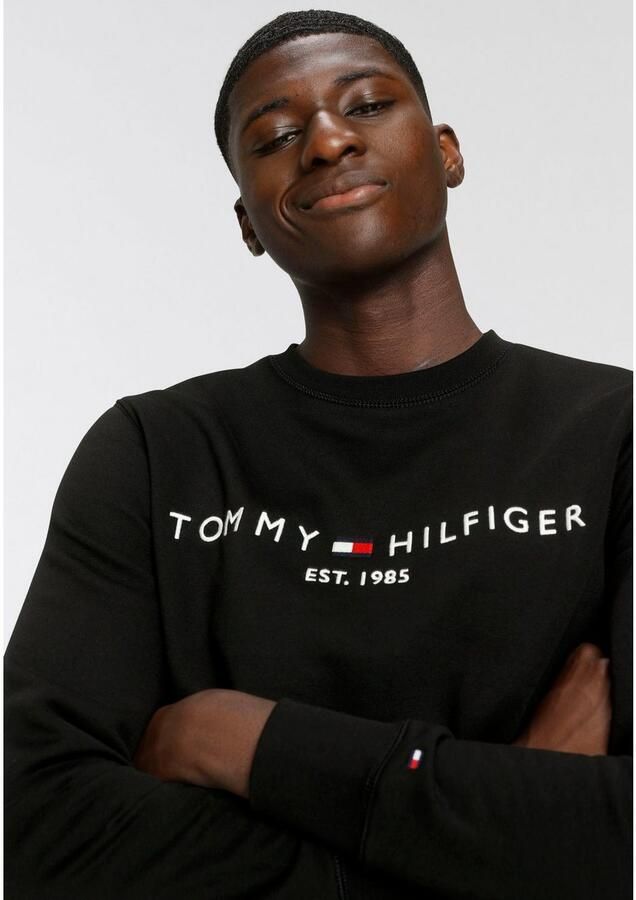 Tommy Hilfiger Sweatshirt TOMMY LOGO SWEATSHIRT met ronde hals en borduursel - Foto 5