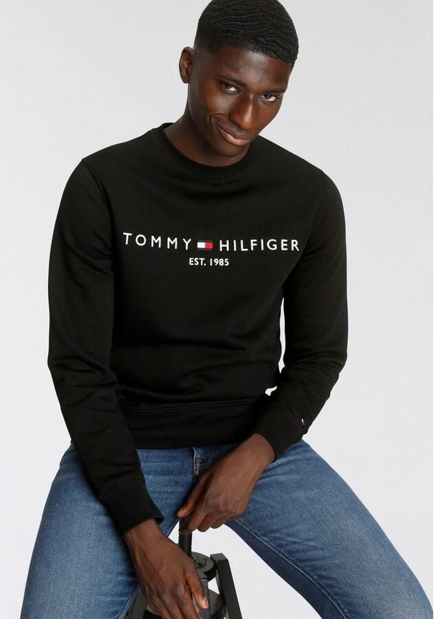 Tommy Hilfiger Sweatshirt TOMMY LOGO SWEATSHIRT met ronde hals en borduursel - Foto 6