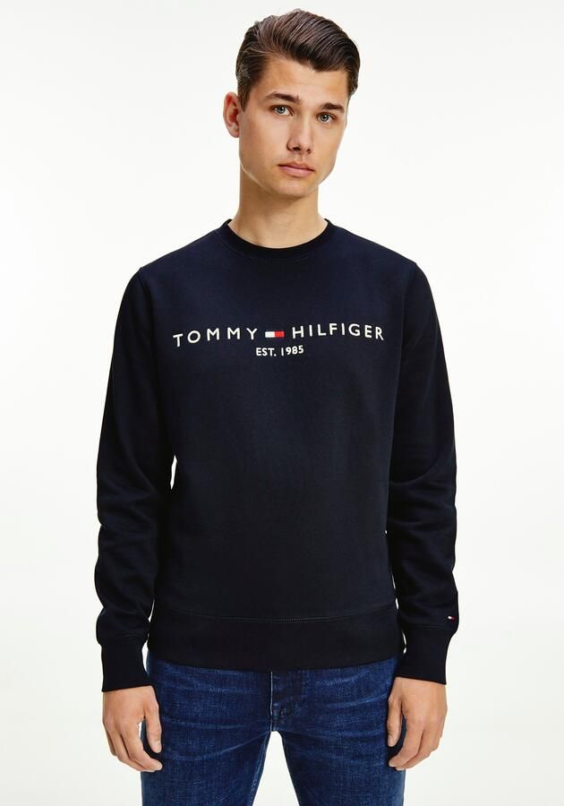 Tommy Hilfiger Sweatshirt TOMMY LOGO SWEATSHIRT met ronde hals en borduursel - Foto 11