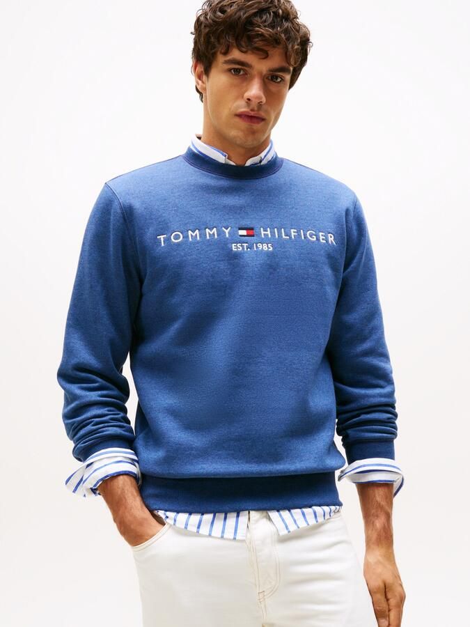 Tommy Hilfiger Sweatshirt TOMMY LOGO SWEATSHIRT met ronde hals en borduursel - Foto 6