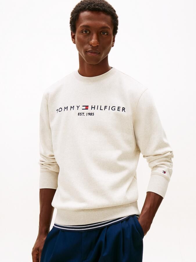 Tommy Hilfiger Sweatshirt TOMMY LOGO SWEATSHIRT met ronde hals en borduursel - Foto 7