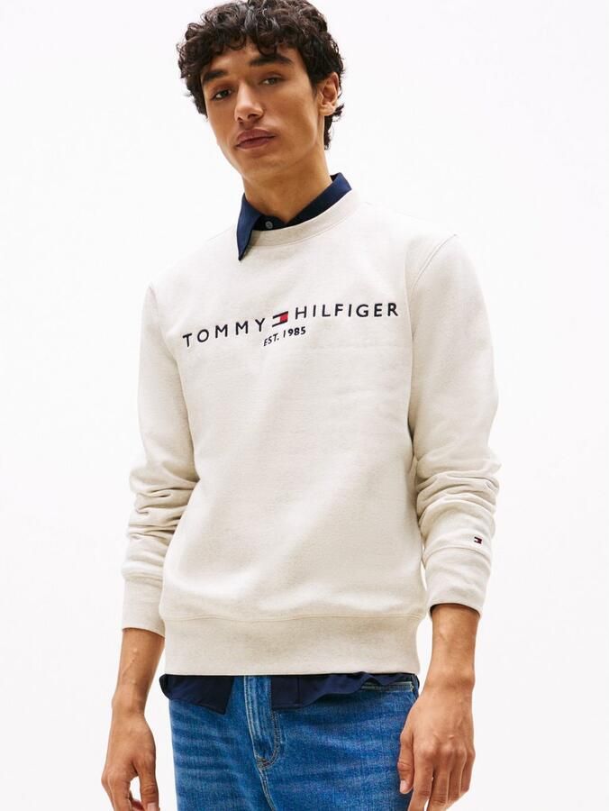 Tommy Hilfiger Sweatshirt TOMMY LOGO SWEATSHIRT met ronde hals en borduursel - Foto 4